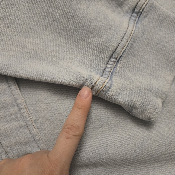 Womens 100% Cotton Soft Light Blue Button Shacket Oversized L-XXL - Picture 8 of 8